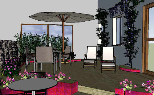Progetto di riqualificazione terrazzo